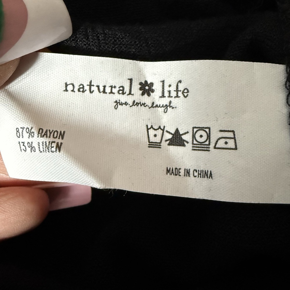 NATURAL LIFE Black Wide Leg Jumpsuit - Picture 8 of 10